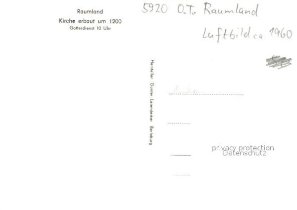 Raumland Fliegeraufnahme Kirche – Bild 2