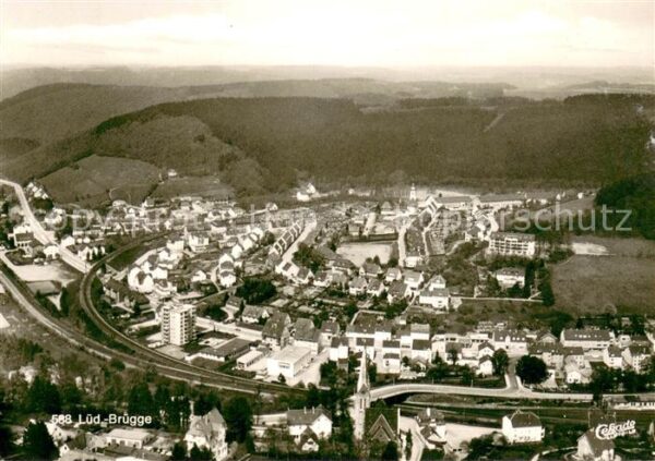 Bruegge Luedenscheid Fliegeraufnahme Teilansicht