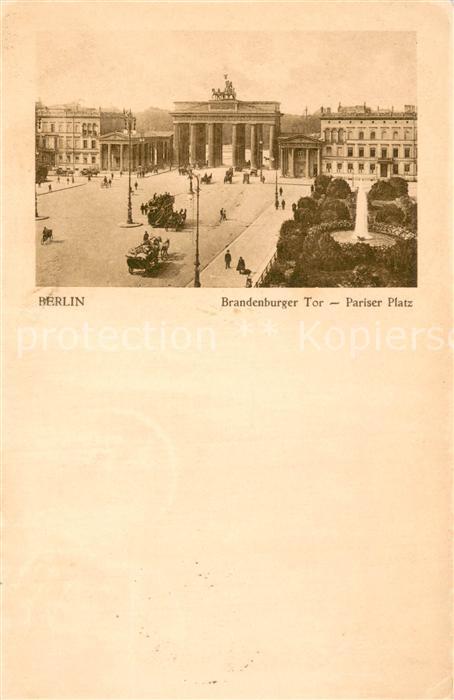 Berlin Brandenburger Tor und Pariser Platz