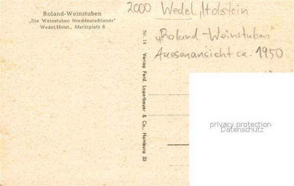 Wedel Pinneberg Roland Weinstuben Aussenansicht – Bild 2