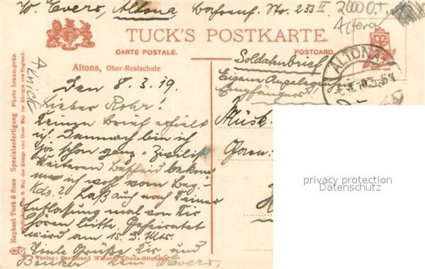 Altona Hamburg Ober-Realschule Aussenansicht – Bild 2