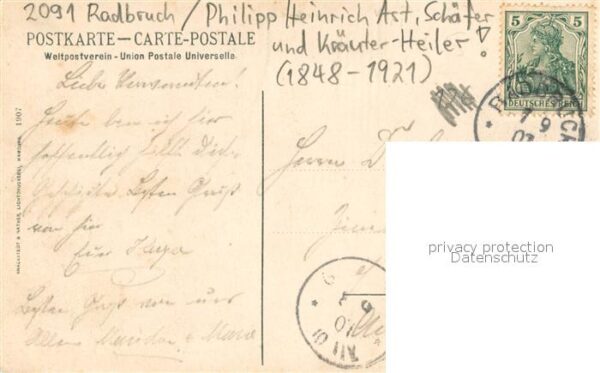 Radbruch Philipp Heinrich Ast Schaefer u. Kraeuter-Heiler – Bild 2