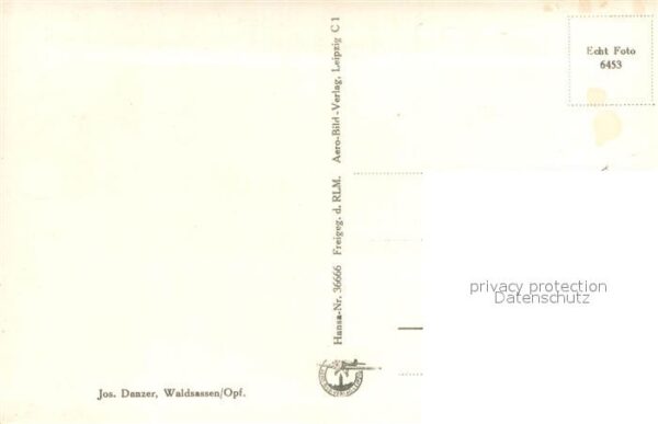 Waldsassen Fliegeraufnahme Teilansicht – Bild 2