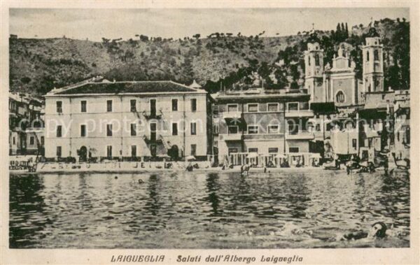 Laigueglia  Saluti dall Albergo Leigneglia