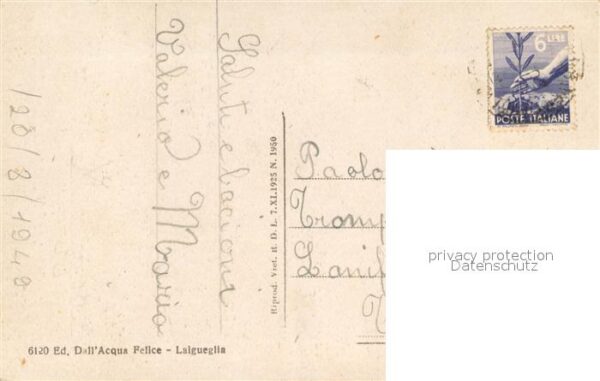 Laigueglia  Saluti dall Albergo Leigneglia – Bild 2