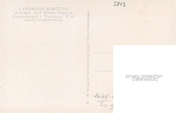 Finsterbergen Landhaus Hartung Aussenansicht – Bild 2