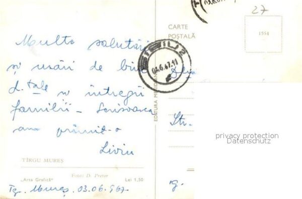 Tirgu Mures Romania Hotel Transilvania Strassenbahn – Bild 2