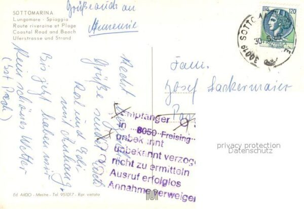 Sottomarina Uferstrasse und Strand – Bild 2
