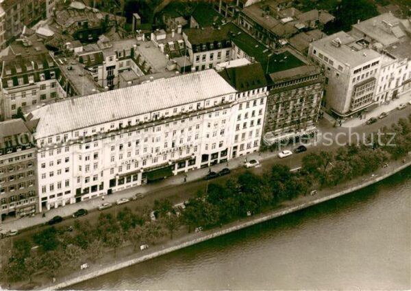 Hamburg Fliegeraufnahme Hotel Vier Jahreszeiten Jungfernstieg