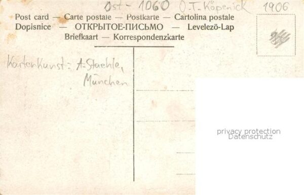 Koepenick Coepenick Die Eroberung von Koepenick 1906 Karikatur – Bild 2