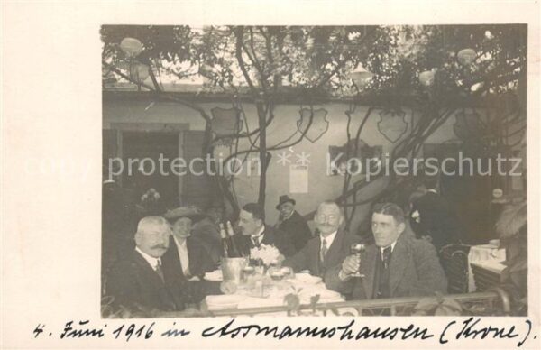 Assmannshausen Rhein Gasthof Krone Biergarten