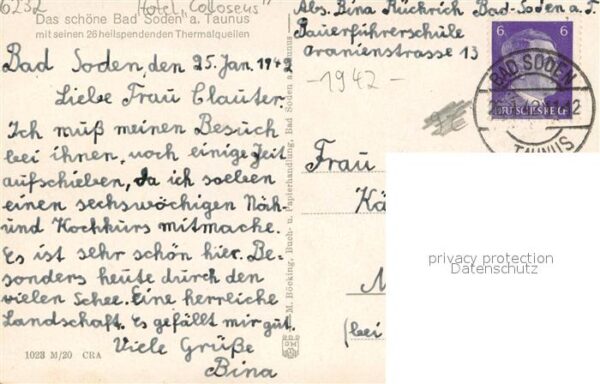 Bad Soden  Taunus Koenigsteiner Strasse Hotel Colloseus – Bild 2