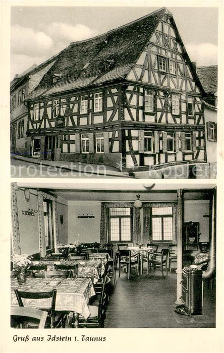 Idstein Gaststaette Zum Schwanen Gaststube