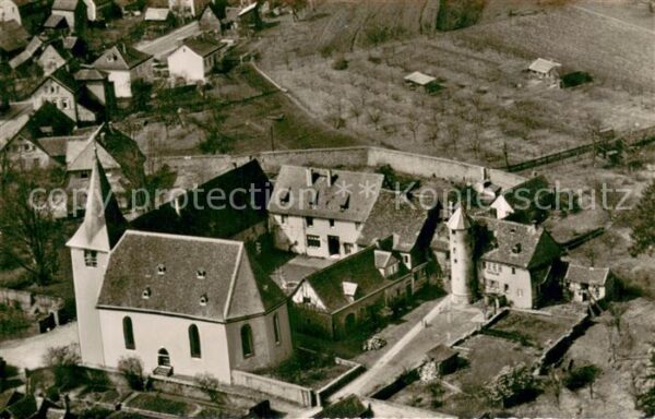 Hoechst Odenwald Ehem Augustinerinnen Kloster Fliegeraufnahme