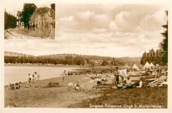 Linge Marienheide Handlung Karl Schmale Lingesee Talsperre Badestrand