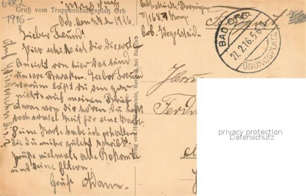 Bad Orb Lager Wegscheide Feldpost – Bild 2