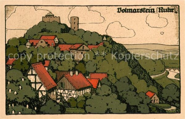 Volmarstein Kuenstler Steinzeichnung