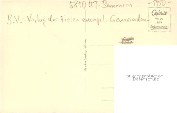 Bommern Bundes Verlag der Freien ev Gemeinden – Bild 2