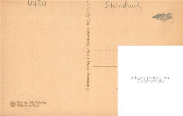 Burgsteinfurt Schloss Burgsteinfurt Steindruck – Bild 2