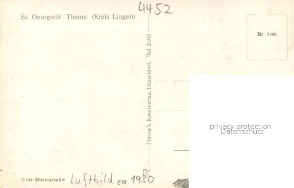 Thuine Emsl St Georgstift Thuine Fliegeraufnahme – Bild 2