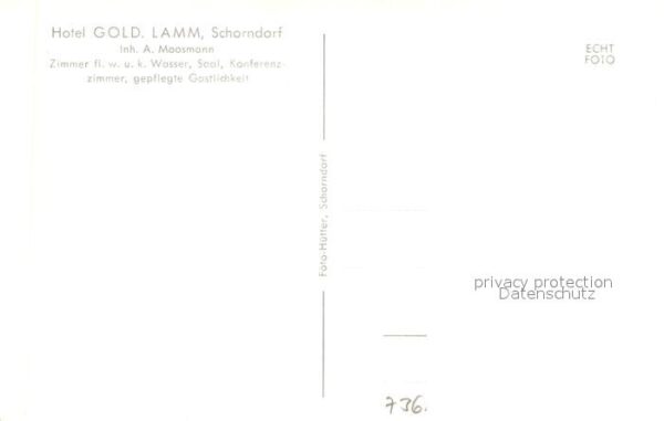 Schorndorf  Wuerttemberg Hotel Gold Lamm Marktplatz – Bild 2