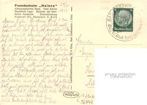 Bad Liebenstein Fremdenheim Helene – Bild 2