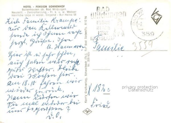 Battenhausen Hotel Pension Sonnenhof – Bild 2