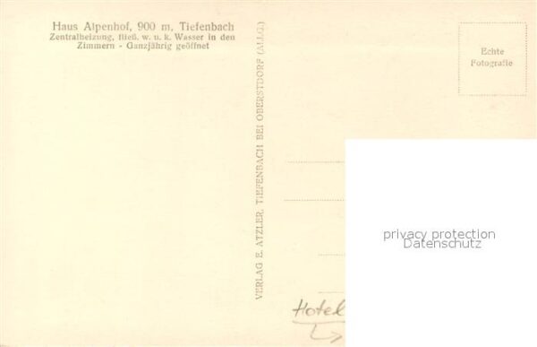 Tiefenbach Oberstdorf Haus Alpenhof – Bild 2