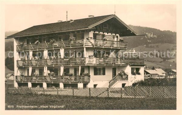 Oberstdorf Fremdenheim Haus Vogtland