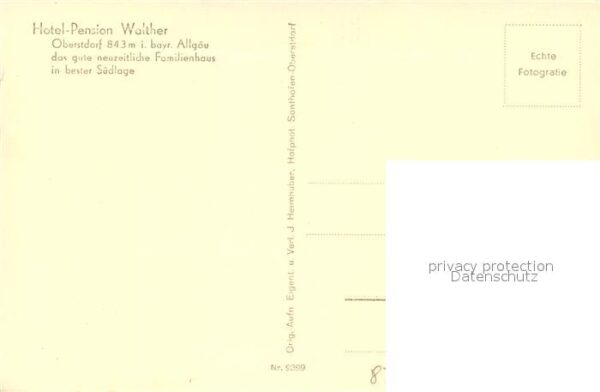 Oberstdorf Hotel Pension Walther – Bild 2