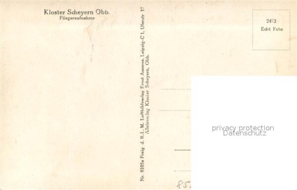 Scheyern Kloster Scheyern Fliegeraufnahme – Bild 2