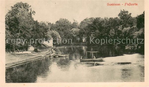 Gumbinnen Goesev Gussew Oblast Kaliningrad Flusspartie