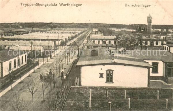 Warthelager Posen Poznan Truppenuebungsplatz Barackenlager