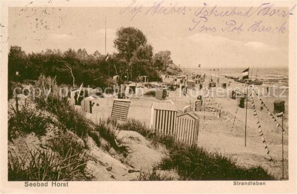 Horst  Ostsee Niechorze Strandleben