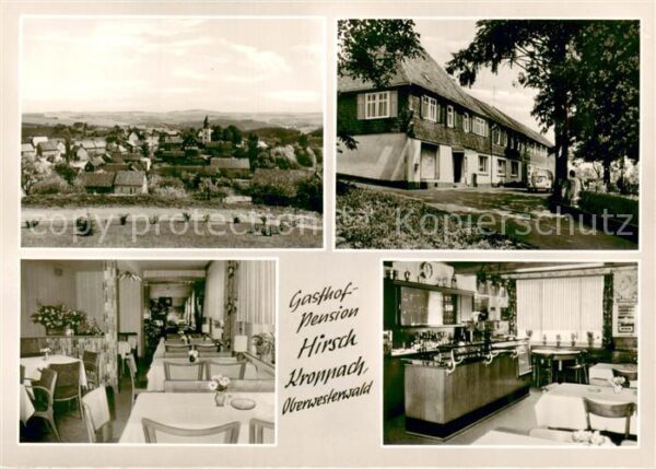 Kroppach Gasthof Pension Hirsch Gaststube Theke Panorama