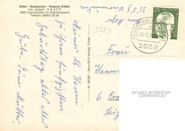 Viermuenden Hotel Pension Kuethe – Bild 2