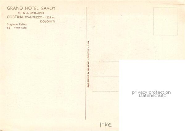 Cortina d Ampezzo Grand Hotel Savoy – Bild 2