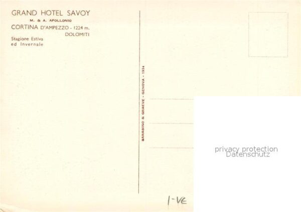 Cortina d Ampezzo Grand Hotel Savoy – Bild 2