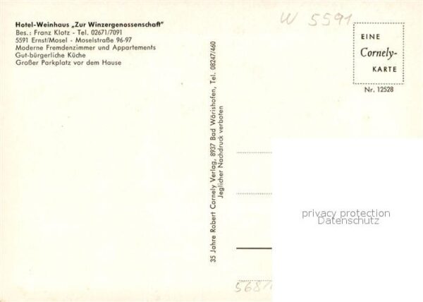 Ernst Cochem Hotel Weinhaus Zur Winzergenossenschaft – Bild 2