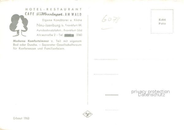 Neu-Isenburg Hotel Restaurant Cafe Wessinger am Wald – Bild 2