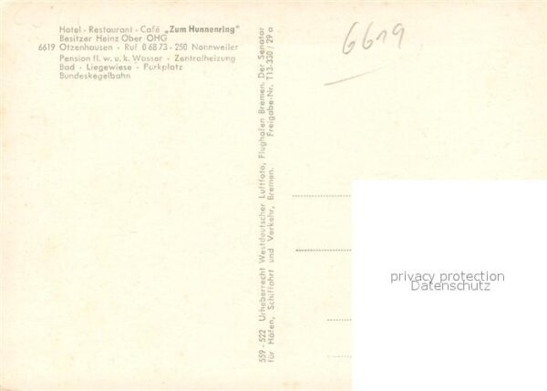 Otzenhausen Nonnweiler Hotel Restaurant Zum Hunnenring – Bild 2