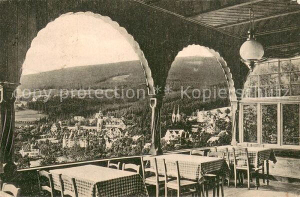 Bad Flinsberg Swieradow Zdroj Blick vom Waldfrieden