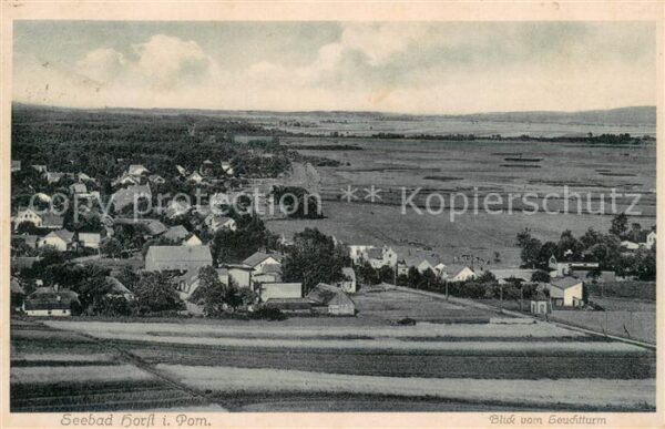 Horst  Ostsee Niechorze Blick vom Leuchtturm