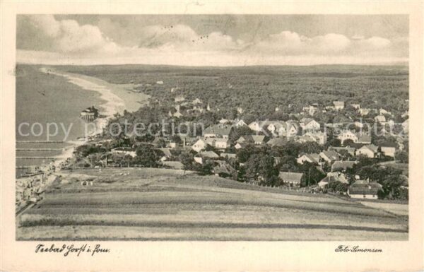Horst  Ostsee Niechorze Seebad Fliegeraufnahme