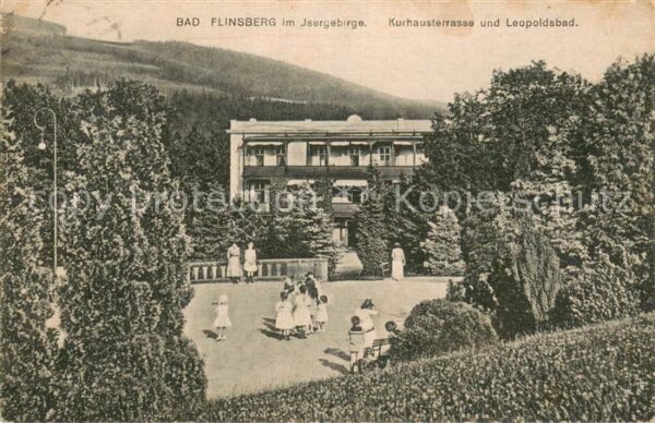 Bad Flinsberg Swieradow Zdroj Kurhausterrasse und Leopoldsba