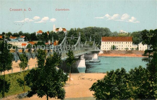 Crossen Oder Krosno Odrzanskie Oderbruecke