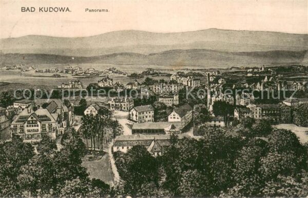 Bad Kudowa Kudowa-Zdroj Niederschlesien Panorama