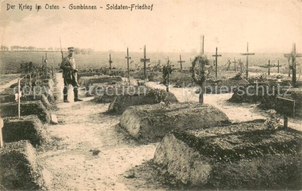 Gumbinnen Goesev Gussew Oblast Kaliningrad Soldaten Friedhof
