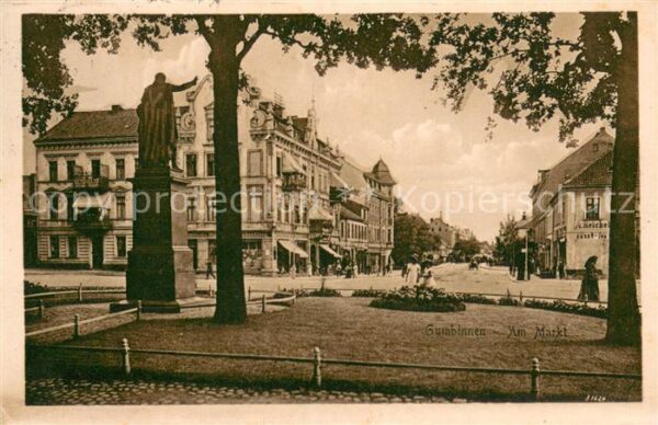 Gumbinnen Goesev Gussew Oblast Kaliningrad Am Markt