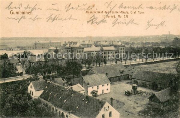 Gumbinnen Goesev Gussew Oblast Kaliningrad Kasernement des Fuesilier Regts Graf